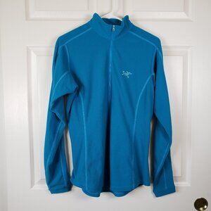 Arc'Teryx Glue Delta LT Half Zip Fleece Top Jacket Baselayer Size L Gorpcore